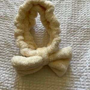 Off white elastic headband